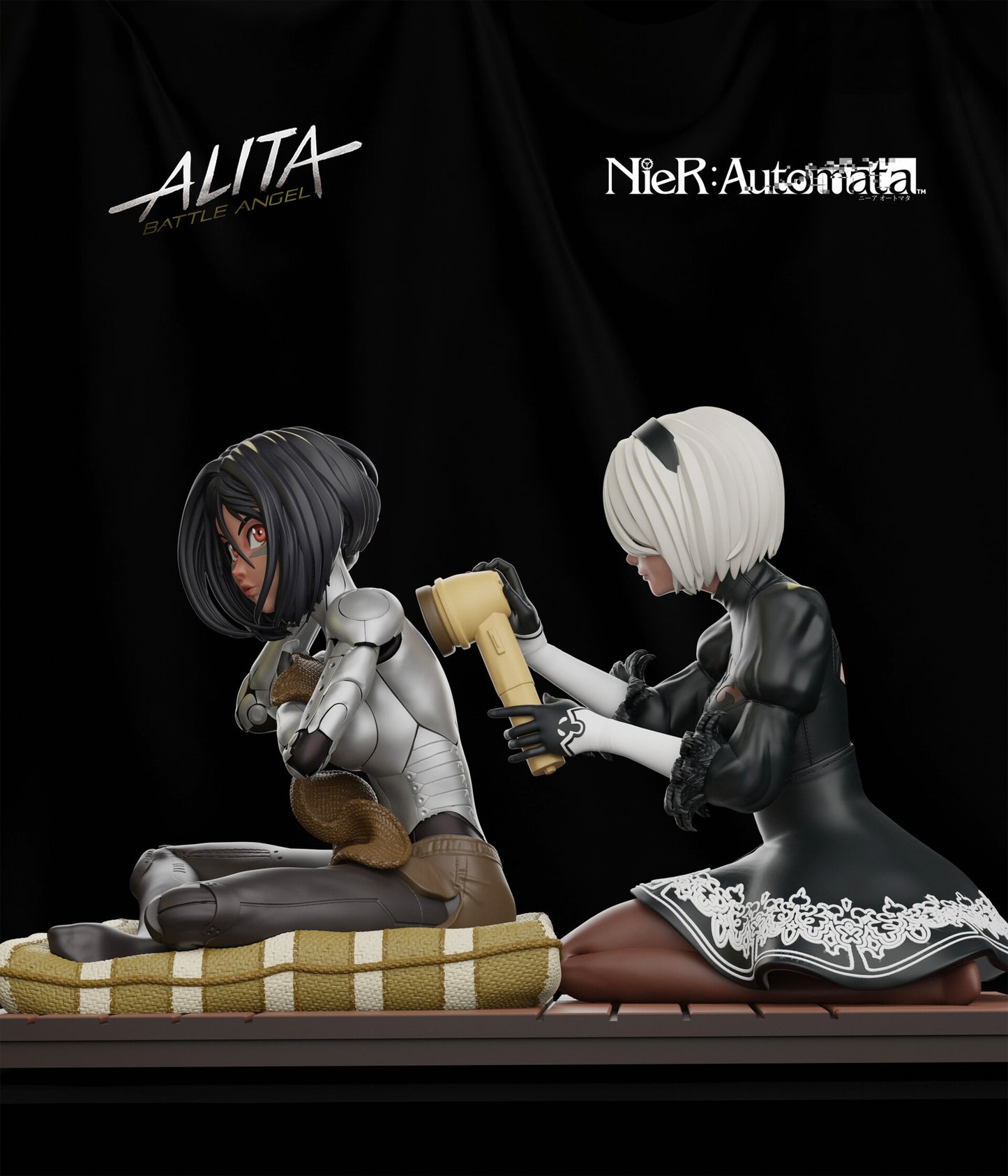 Alita and 2B Nier Automata - STL 3D Print Files