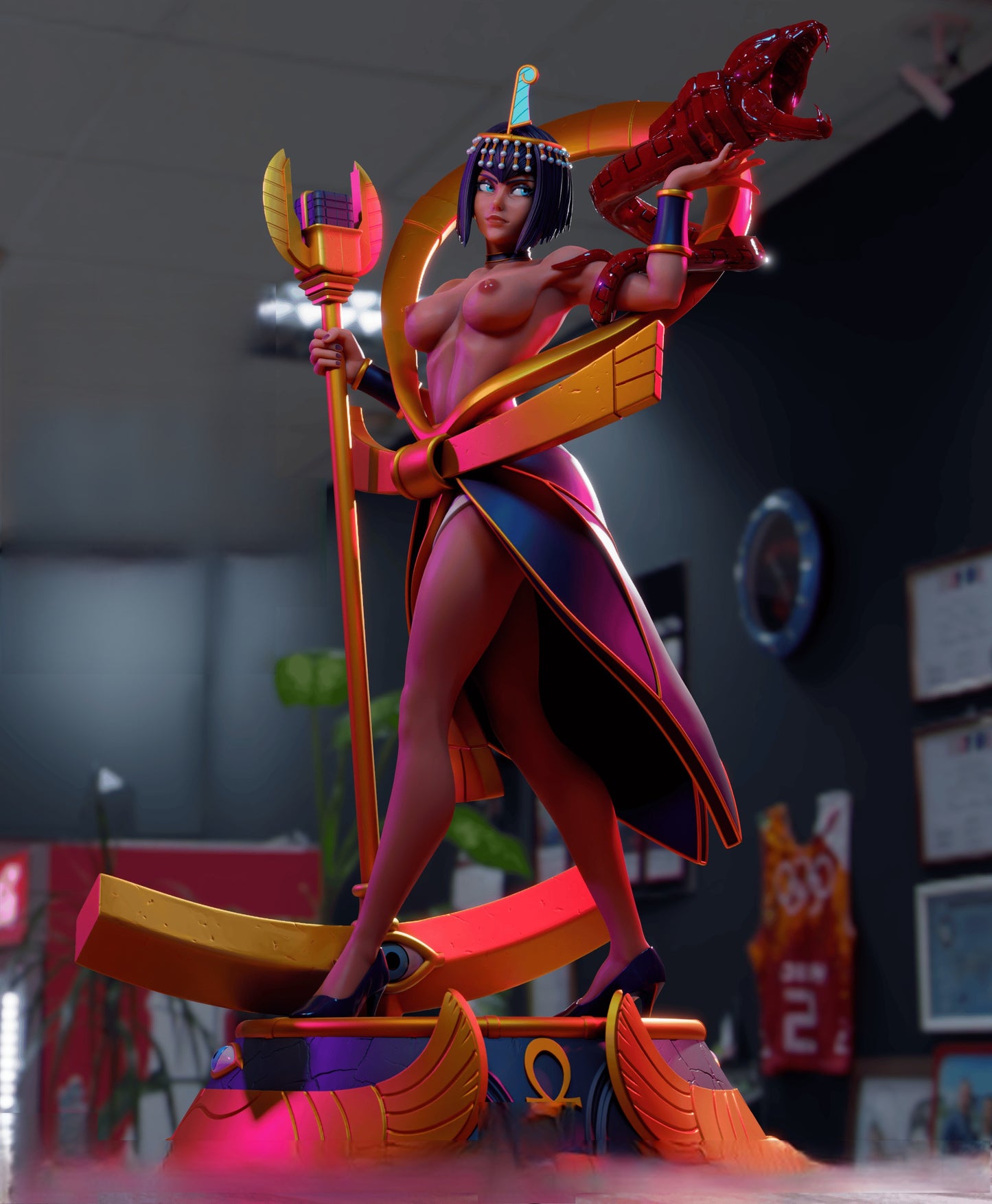 3335 Eliza NSFW - Skullgirls - STL 3D Print Files 2