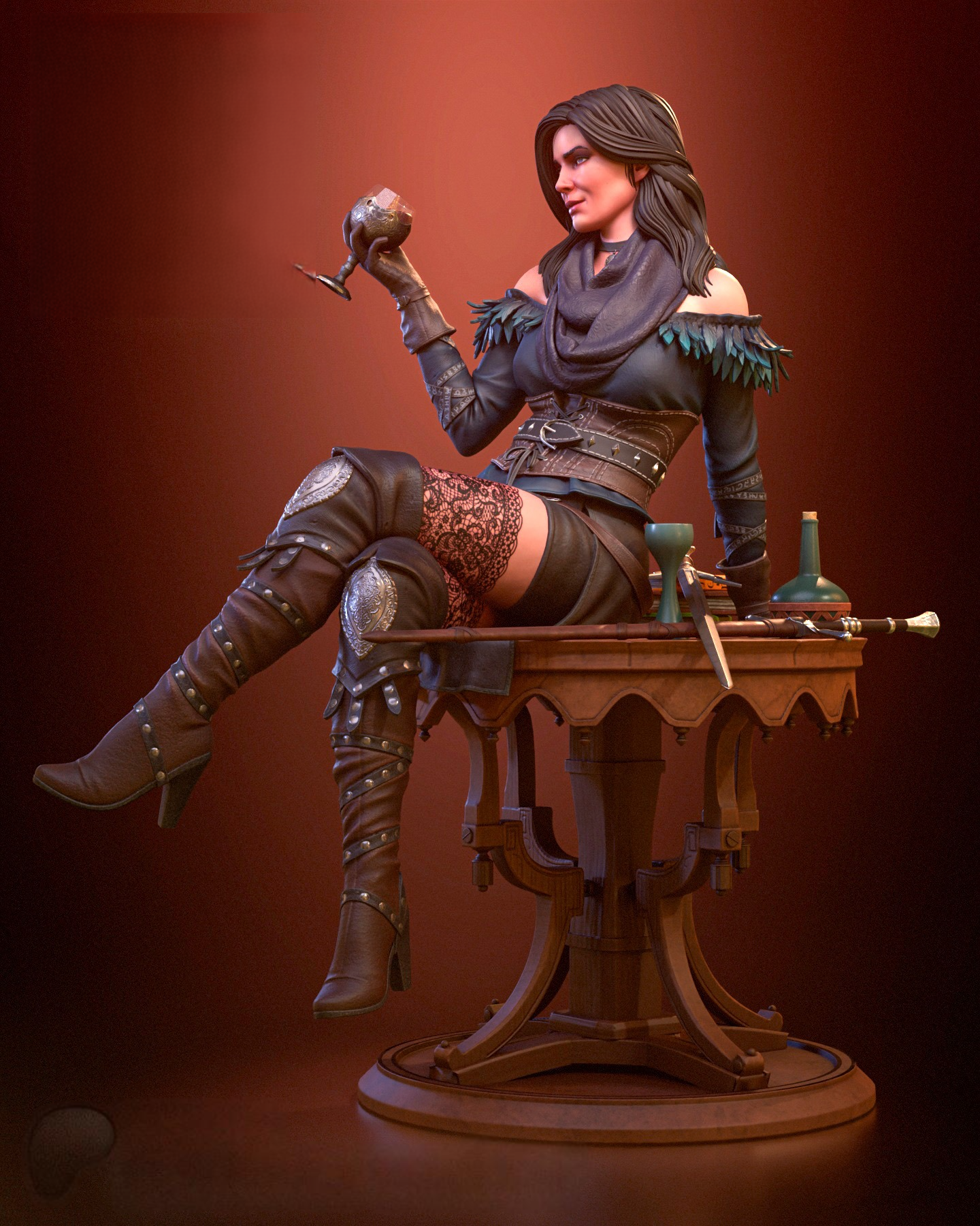 1947 Yennefer of Vengerberg - The Witcher - STL 3D Print Files