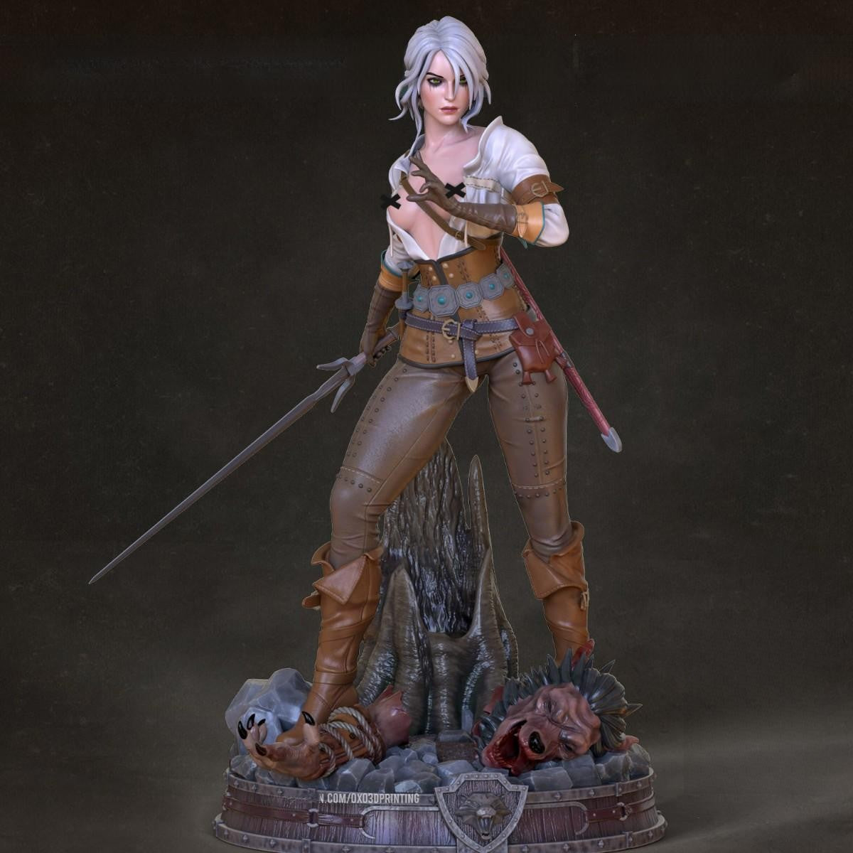 1760 Ciri NSFW - Witcher - STL 3D Print Files