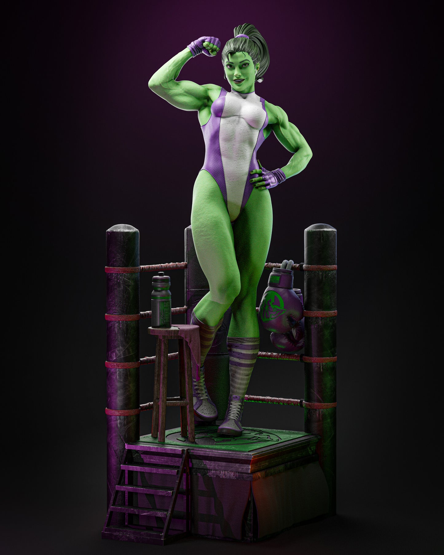 1692 She Hulk - Marvel Comics - STL 3D Print Files