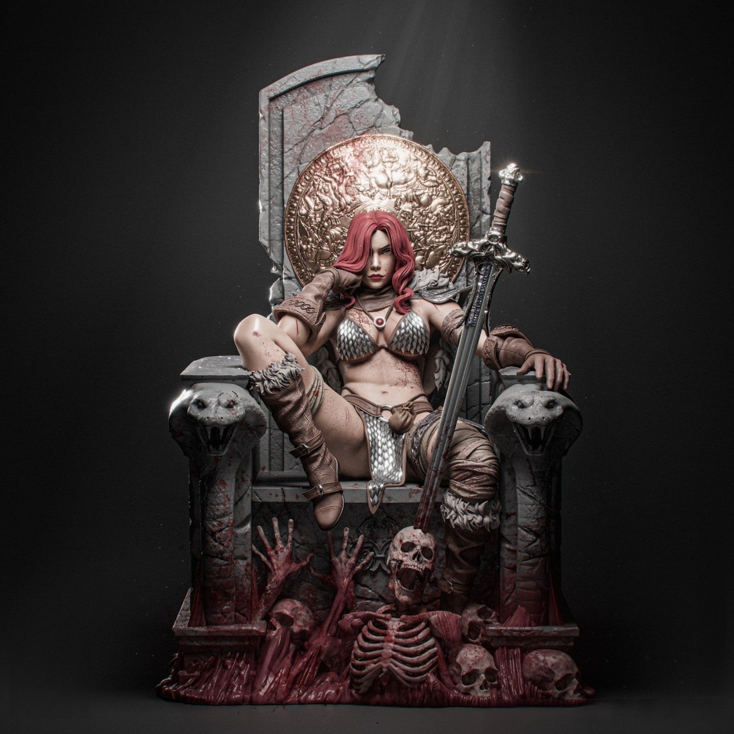 1635 Red Sonja - Marvel Comics - STL 3D Print Files