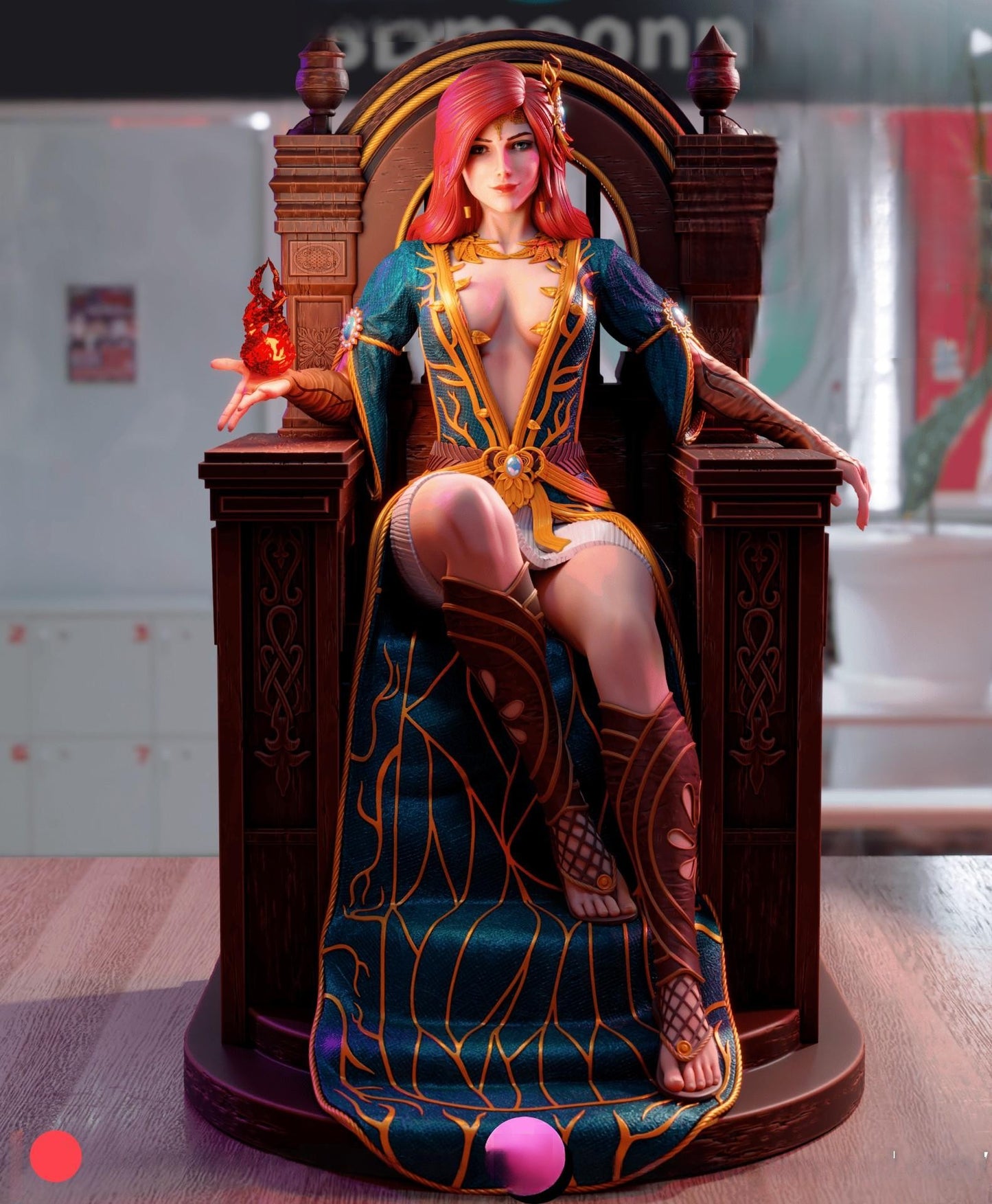 2045 Triss Merigold NSFW - The Witcher - STL 3D Print Files