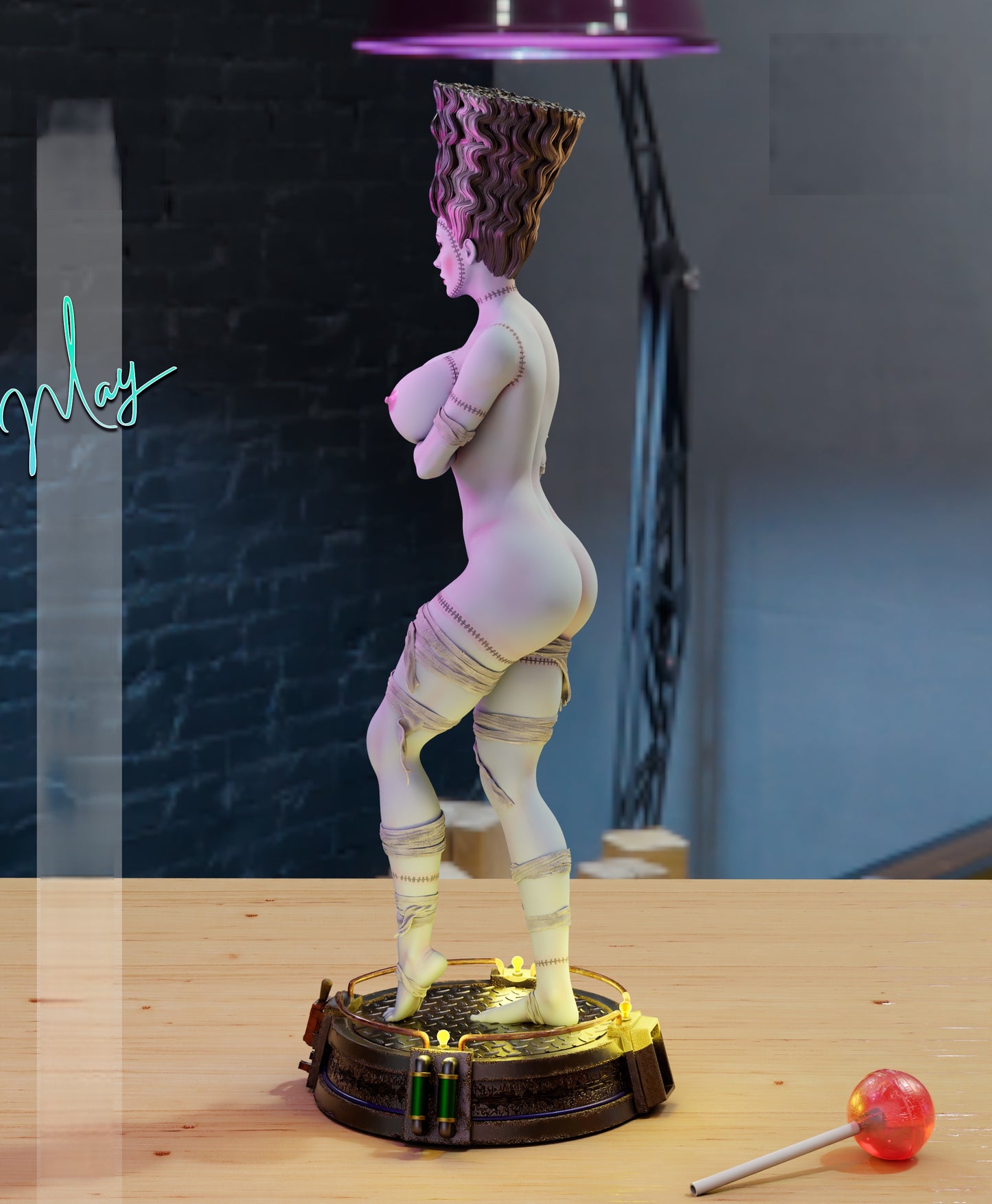 2415 Bride of Frankenstein NSFW - STL 3D Print Files