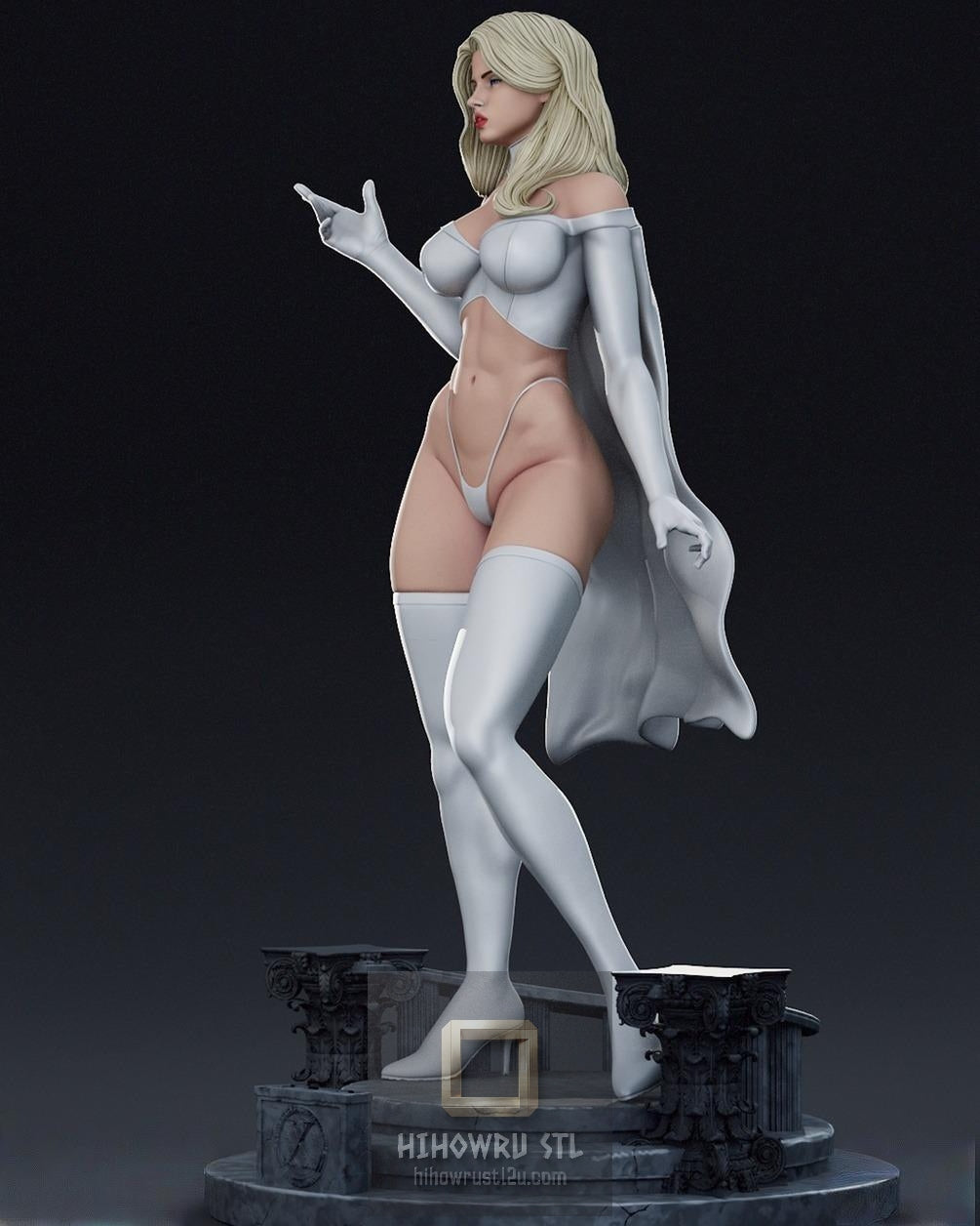 5540 Emma Frost NSFW - X-men - STL 3d Print Files