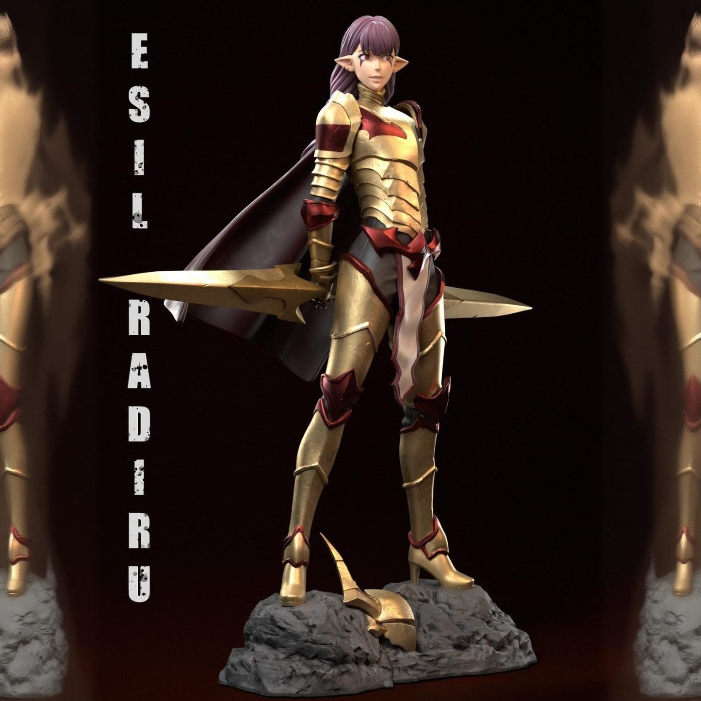 3857 Esil Radiru - Solo Leveling - STL 3D Print Files