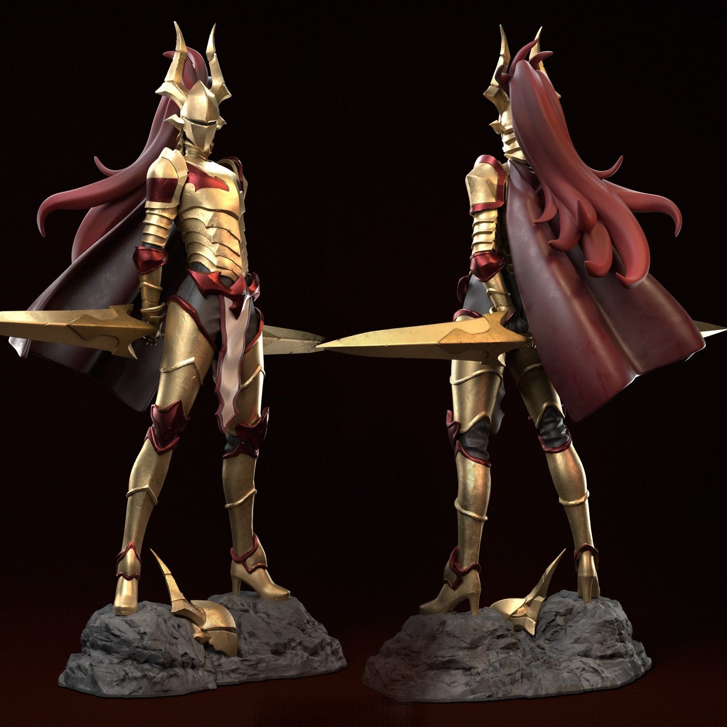 3857 Esil Radiru - Solo Leveling - STL 3D Print Files