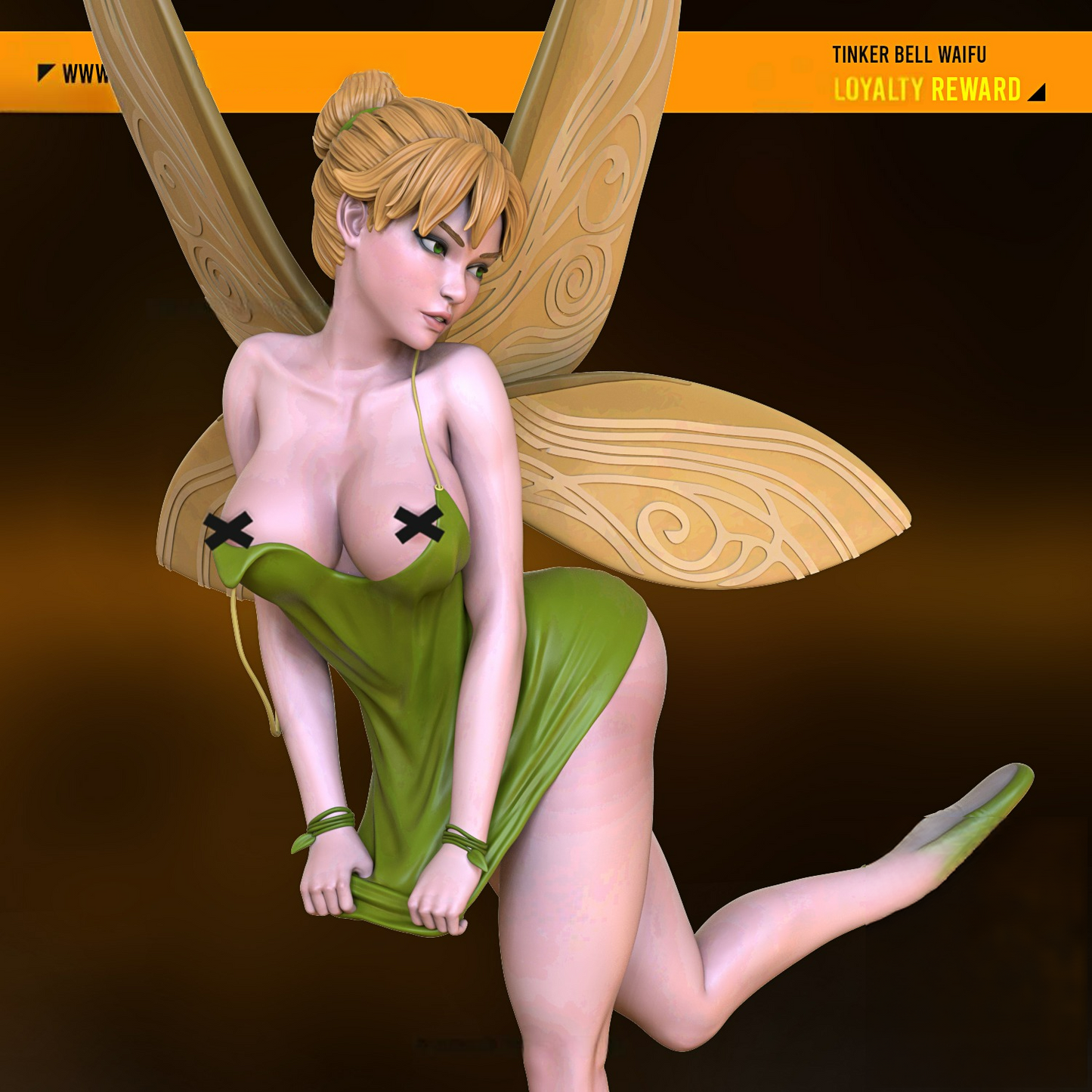 1908 Tinker Bell NSFW - Peter Pan - STL 3D Print Files