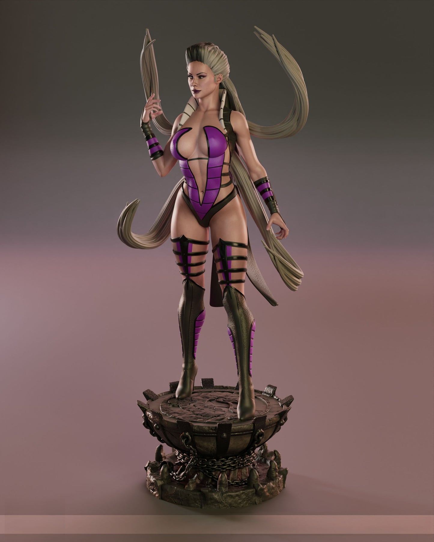 Sindel - Queen Of Edenia - Mortal Kombat - STL 3D Print Files