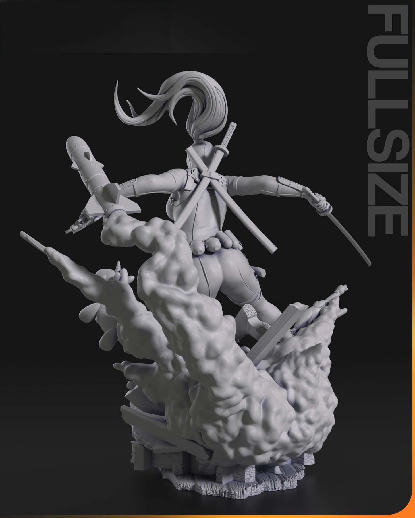 2630 Lady Deadpool - Deadpool - STL 3D Print Files