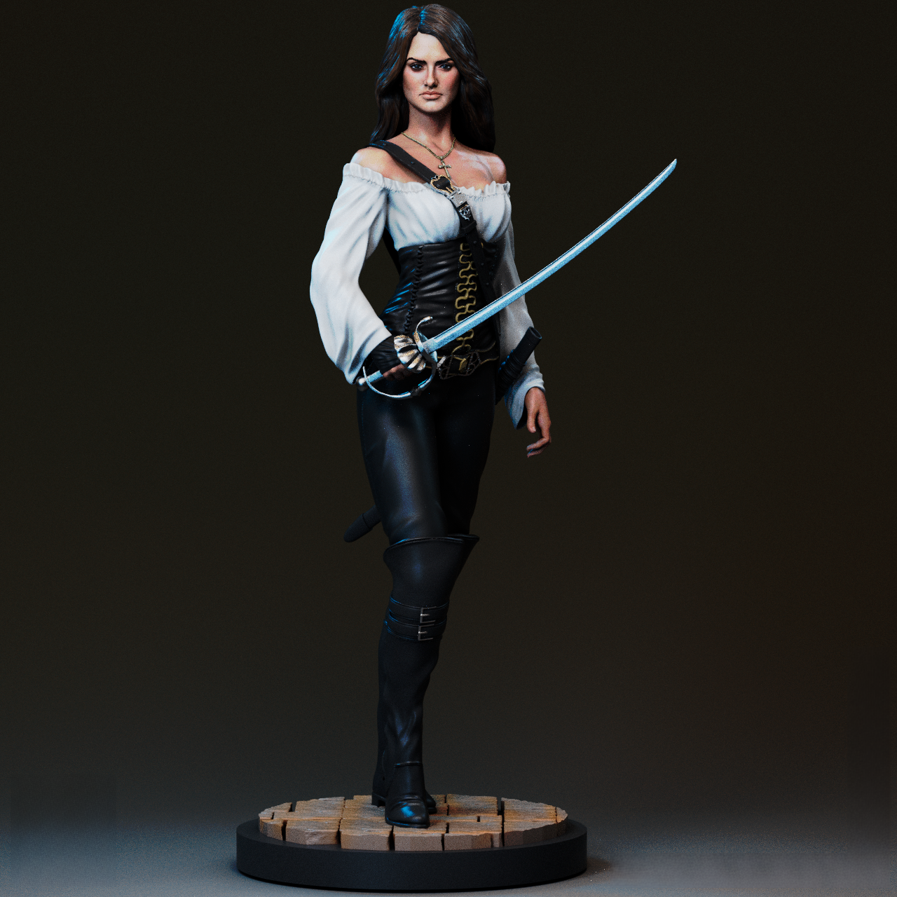 Angelica Teach - Pirates of the Caribbean - STL 3D Print Files