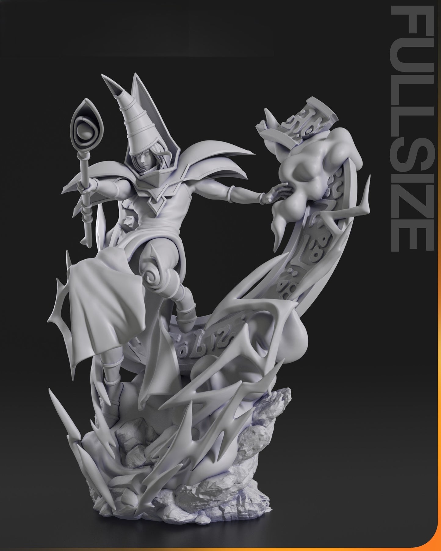 2609 Dark Magician - Yu-Gi-Oh! - STL 3D Print Files