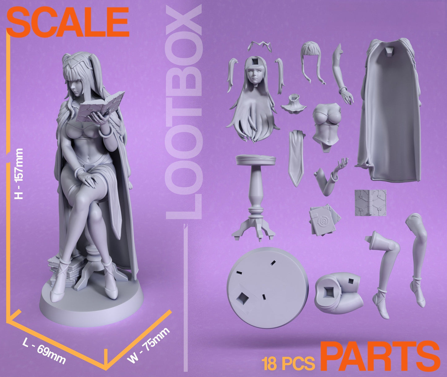 1913 Tharja - Fire Emblem - STL 3D Print Files