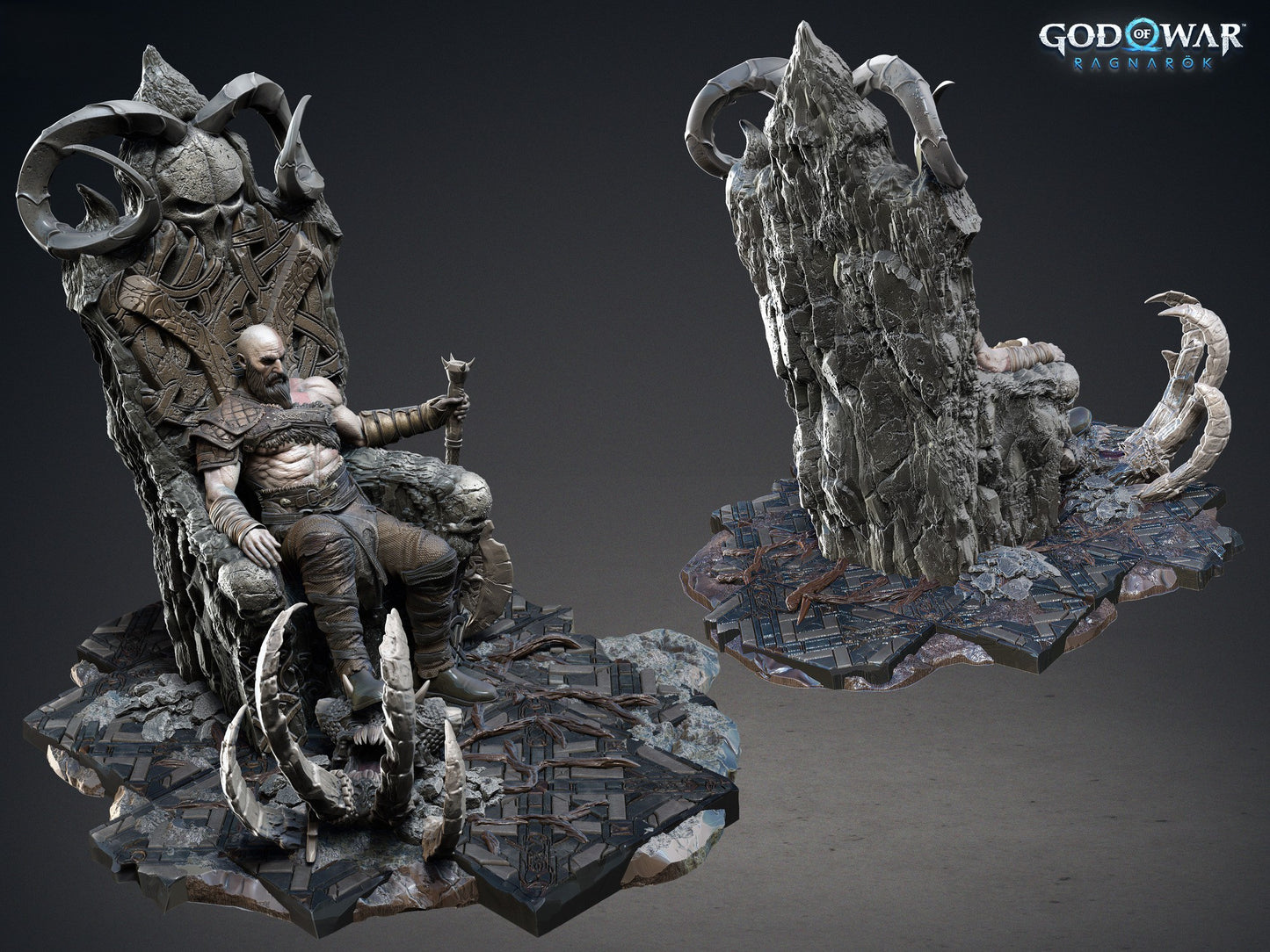 1758 Kratos - God of War - STL 3D Print Files