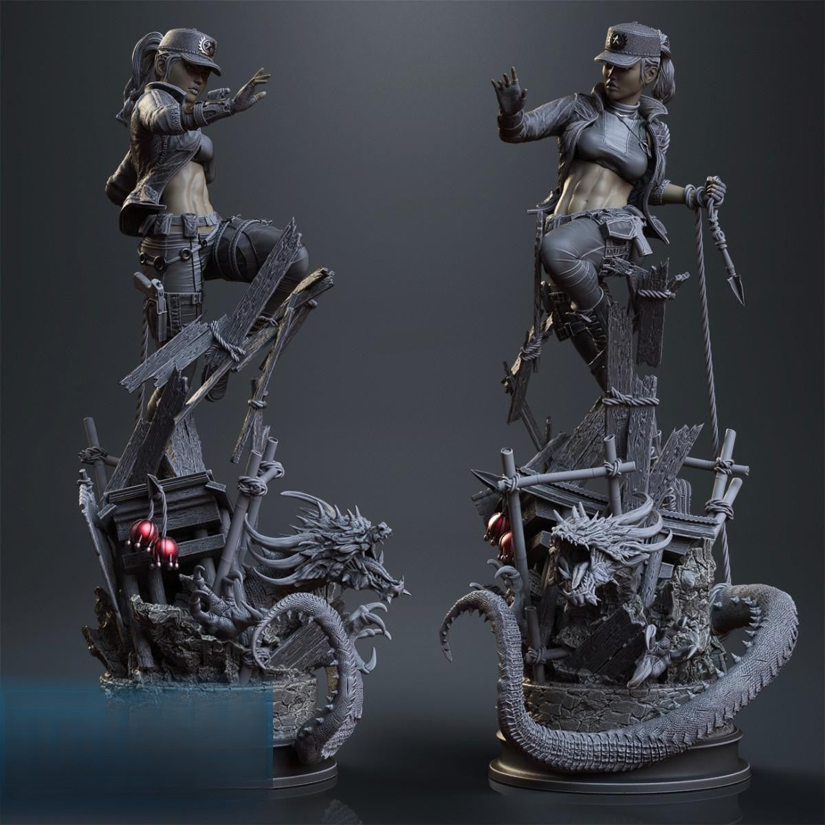 Sonya Blade - Mortal Kombat - STL 3D Print Files