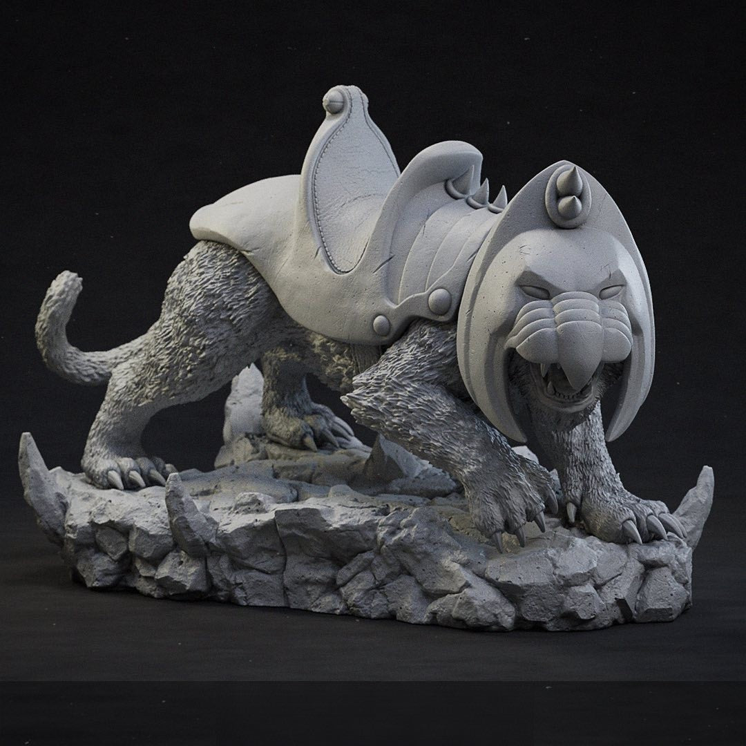 Battle Cat - Cringer - STL 3D Print Files