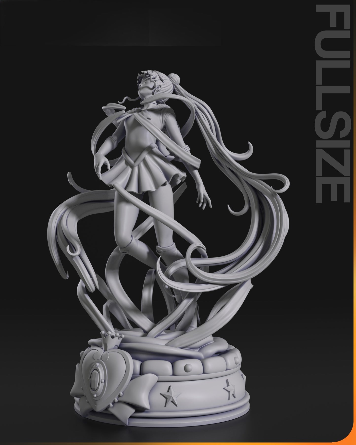 2693 Sailor Moon - Usagi Tsukino - STL 3D Print Files