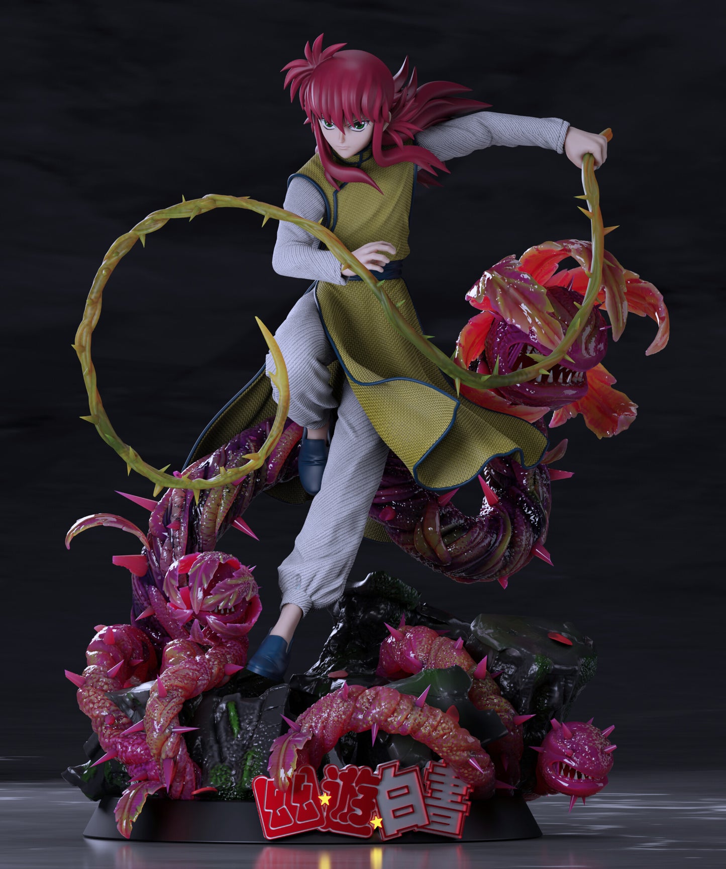 1856 Kurama - YuYu Hakusho - STL 3D Print Files