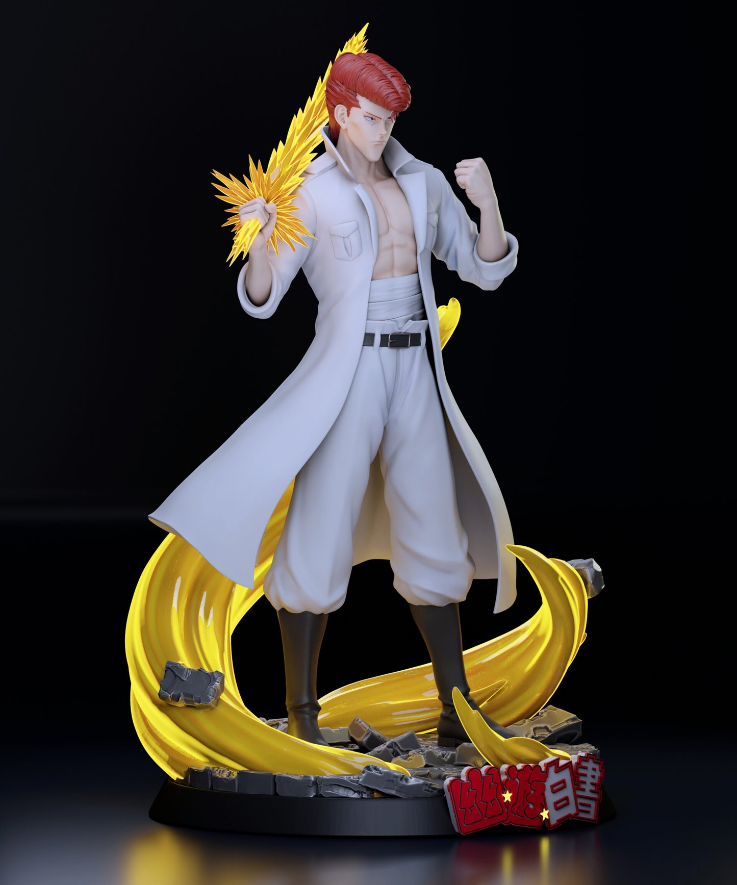 1853 Kazuma Kuwabara - YuYu Hakusho- STL 3D Print Files