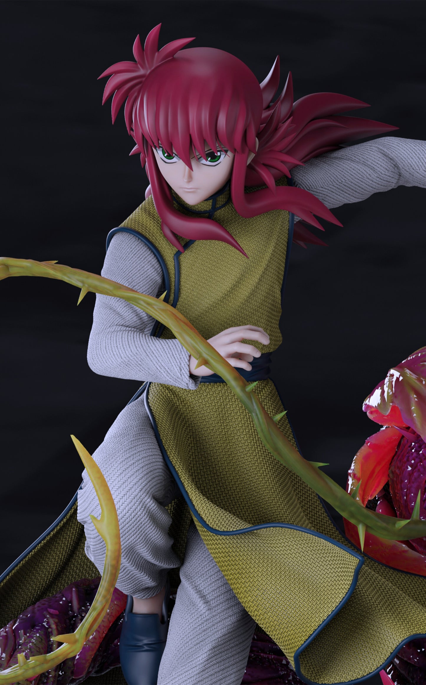 1856 Kurama - YuYu Hakusho - STL 3D Print Files