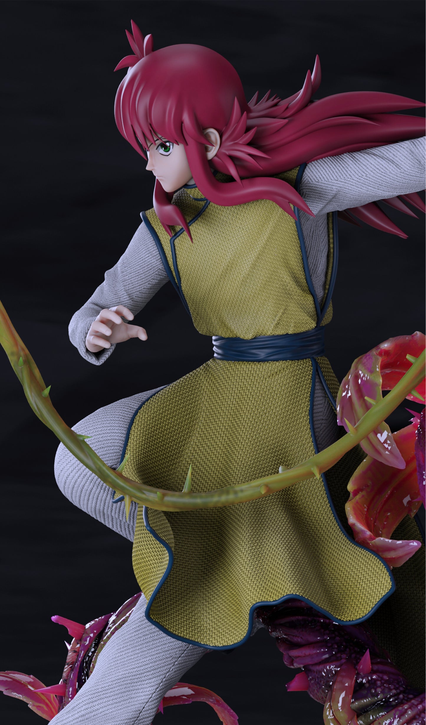 1856 Kurama - YuYu Hakusho - STL 3D Print Files