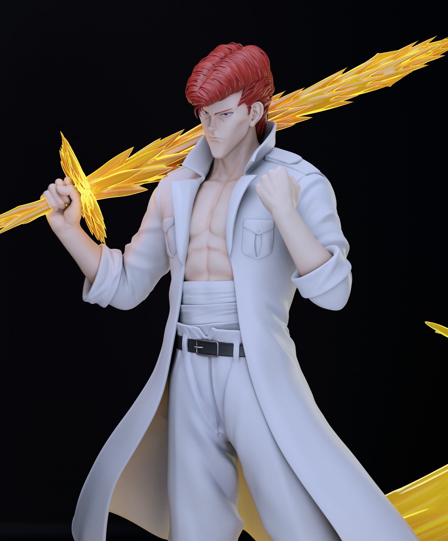 1853 Kazuma Kuwabara - YuYu Hakusho- STL 3D Print Files