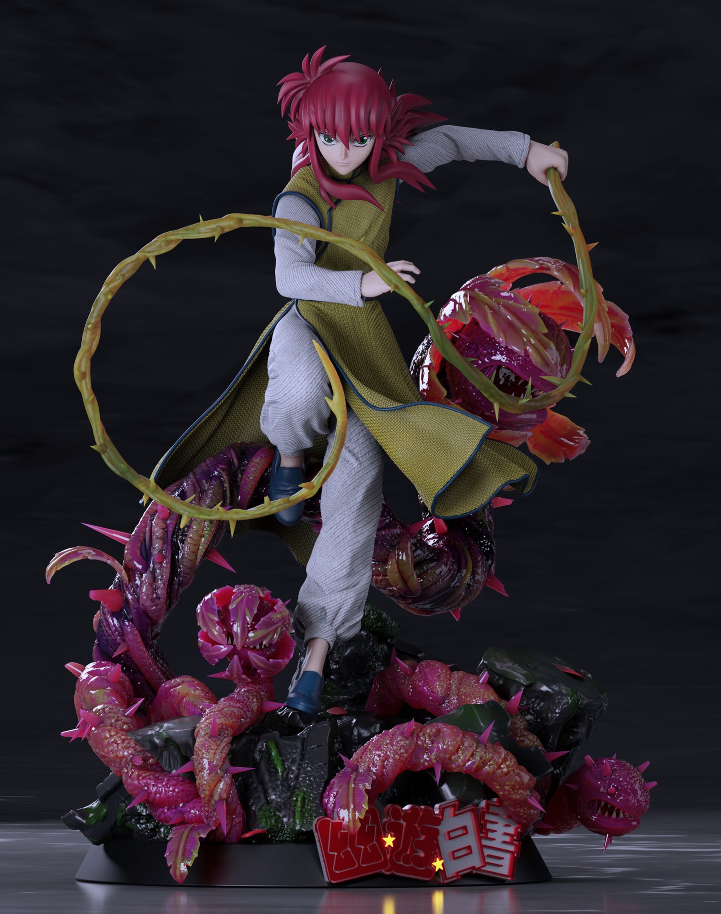 1856 Kurama - YuYu Hakusho - STL 3D Print Files