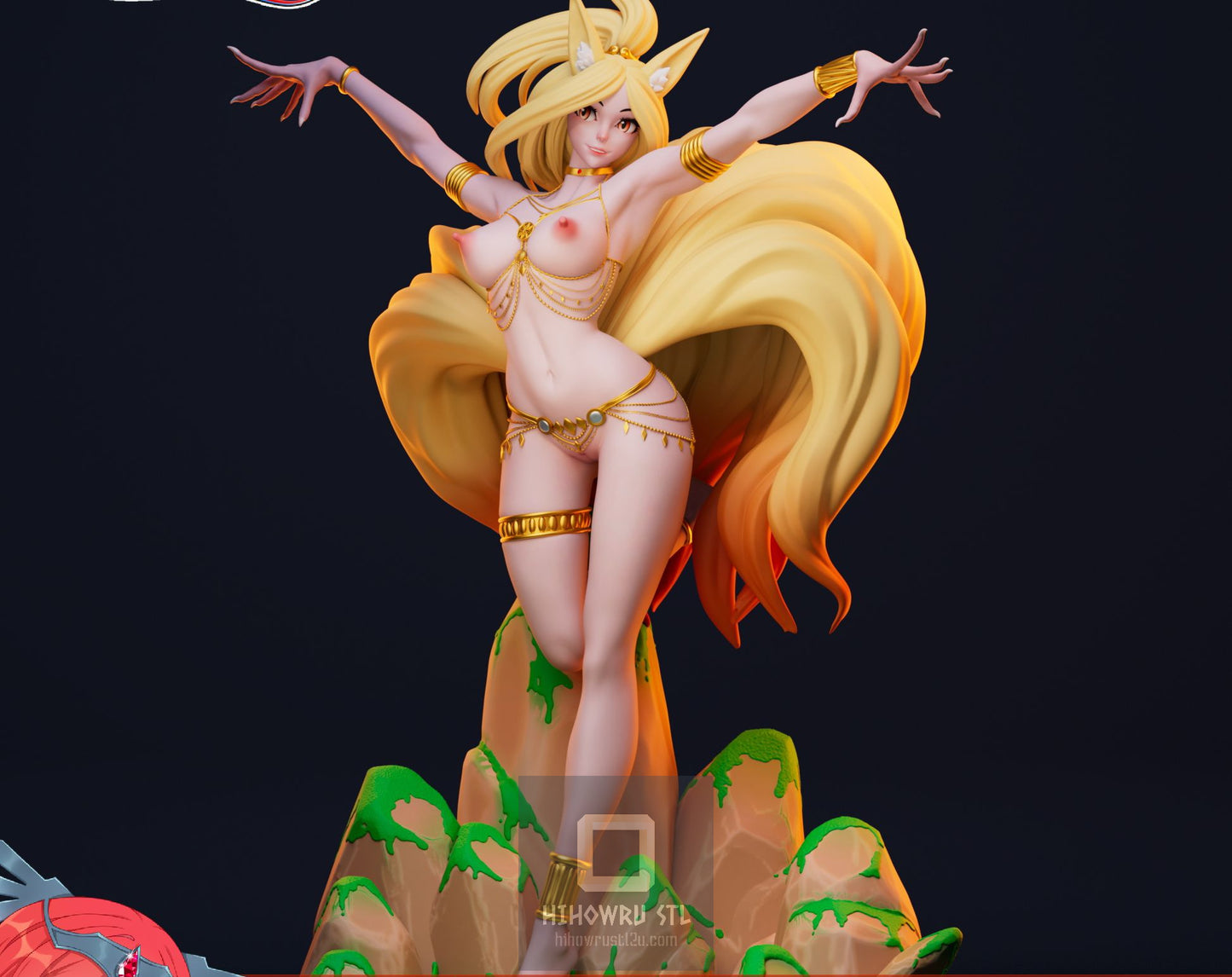 4510 Ninetales NSFW - Pokemon - STL 3D Print Files