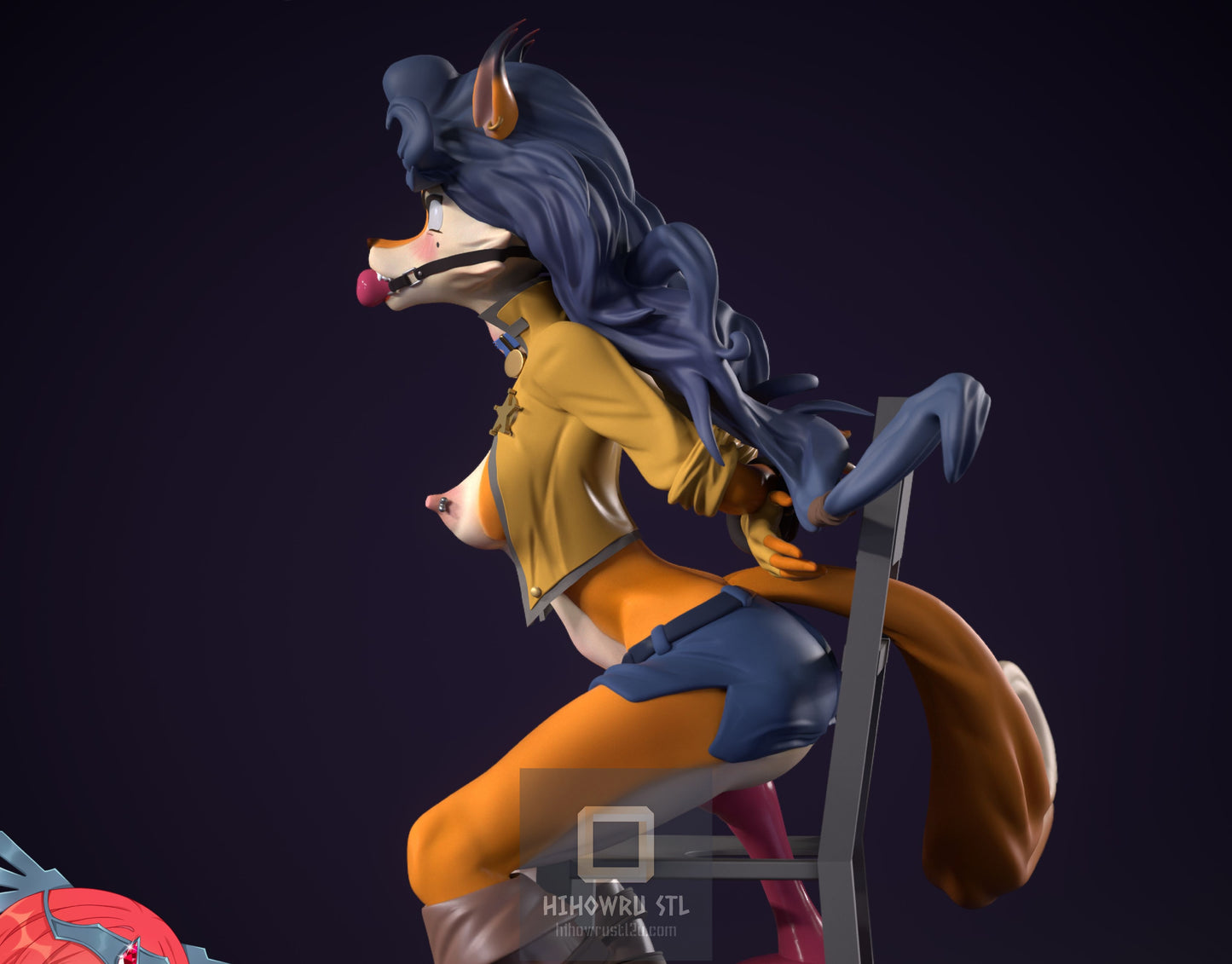 4597 Carmelita Fox NSFW - Sly Cooper - STL 3D Print Files