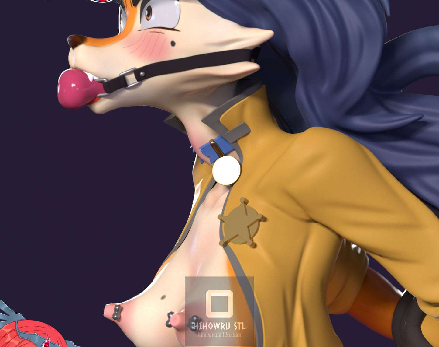 4597 Carmelita Fox NSFW - Sly Cooper - STL 3D Print Files