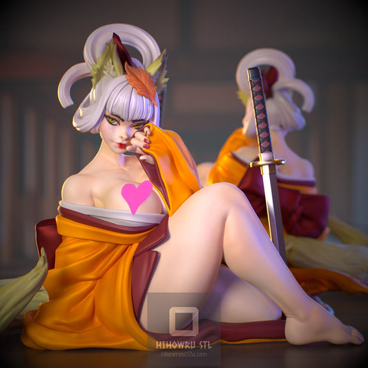4804 Fox Spirit NSFW - STL 3D Print Files