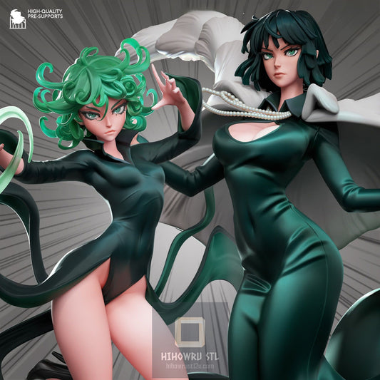 4501 Fubuki and Tatsumaki - One Punch Man - STL 3D Print Files