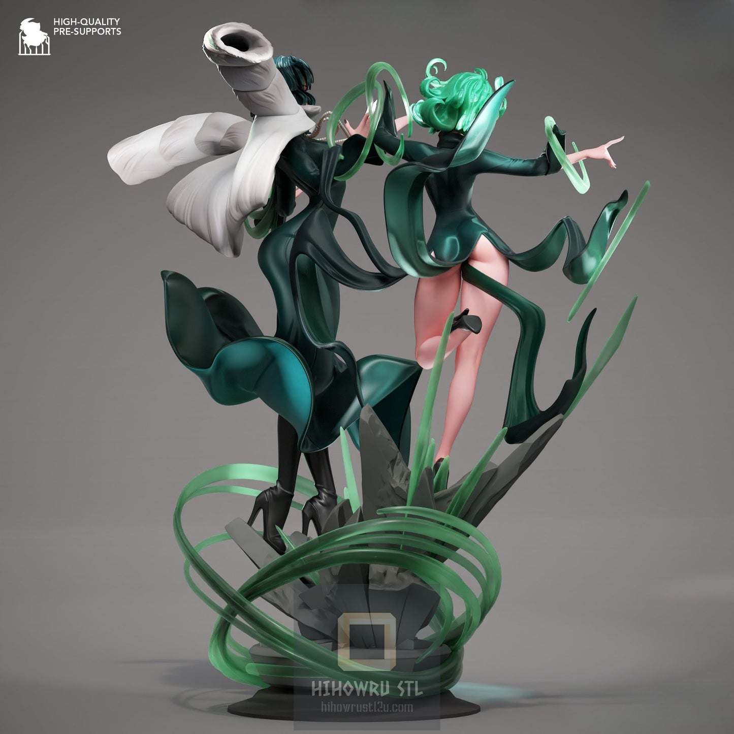 4501 Fubuki and Tatsumaki - One Punch Man - STL 3D Print Files