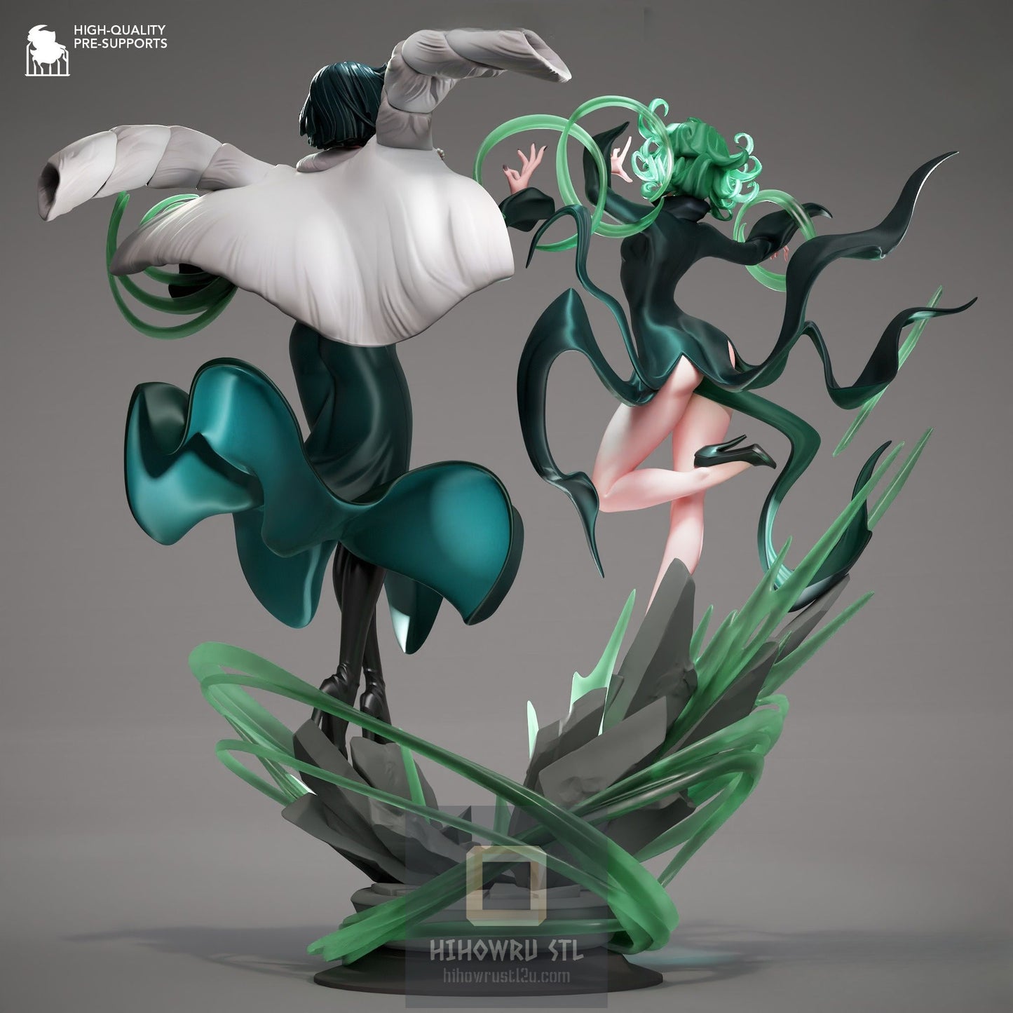 4501 Fubuki and Tatsumaki - One Punch Man - STL 3D Print Files