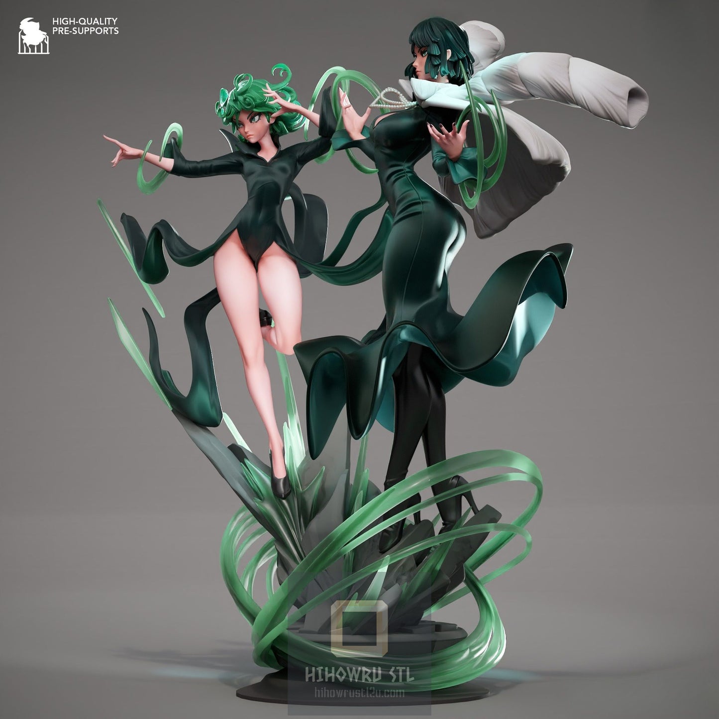 4501 Fubuki and Tatsumaki - One Punch Man - STL 3D Print Files