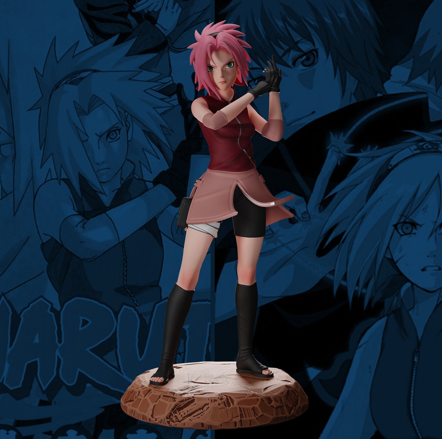 1731 Sakura Haruno - Naruto - STL 3D Print Files