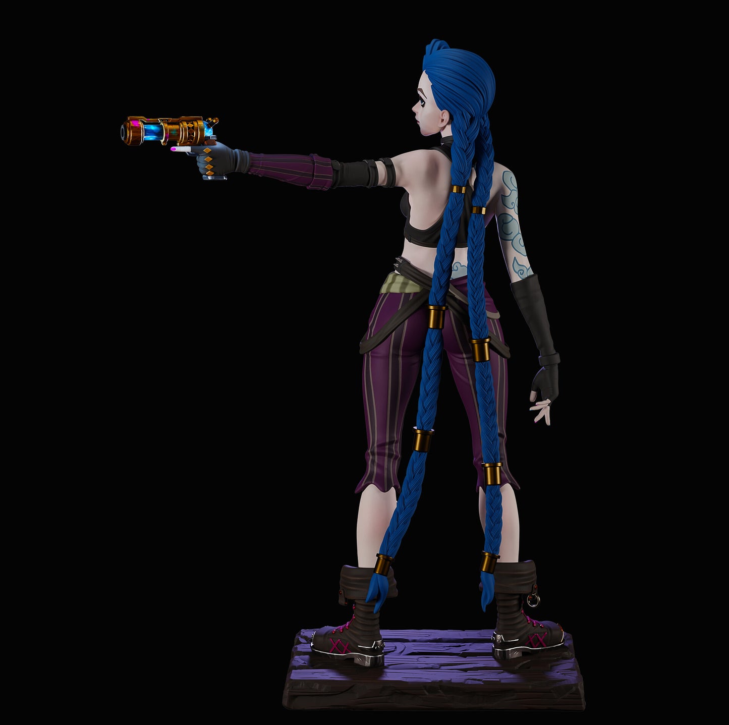 1730 Jinx/Arcane - League of Legends - STL 3D Print Files