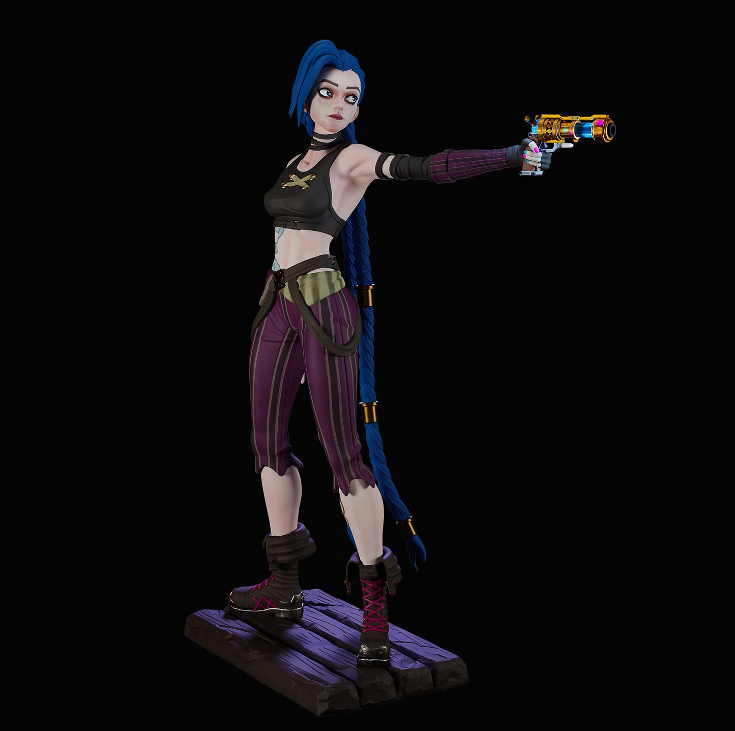 1730 Jinx/Arcane - League of Legends - STL 3D Print Files