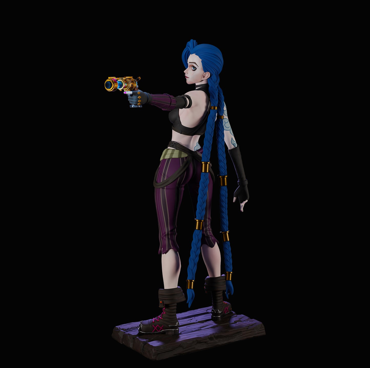 1730 Jinx/Arcane - League of Legends - STL 3D Print Files