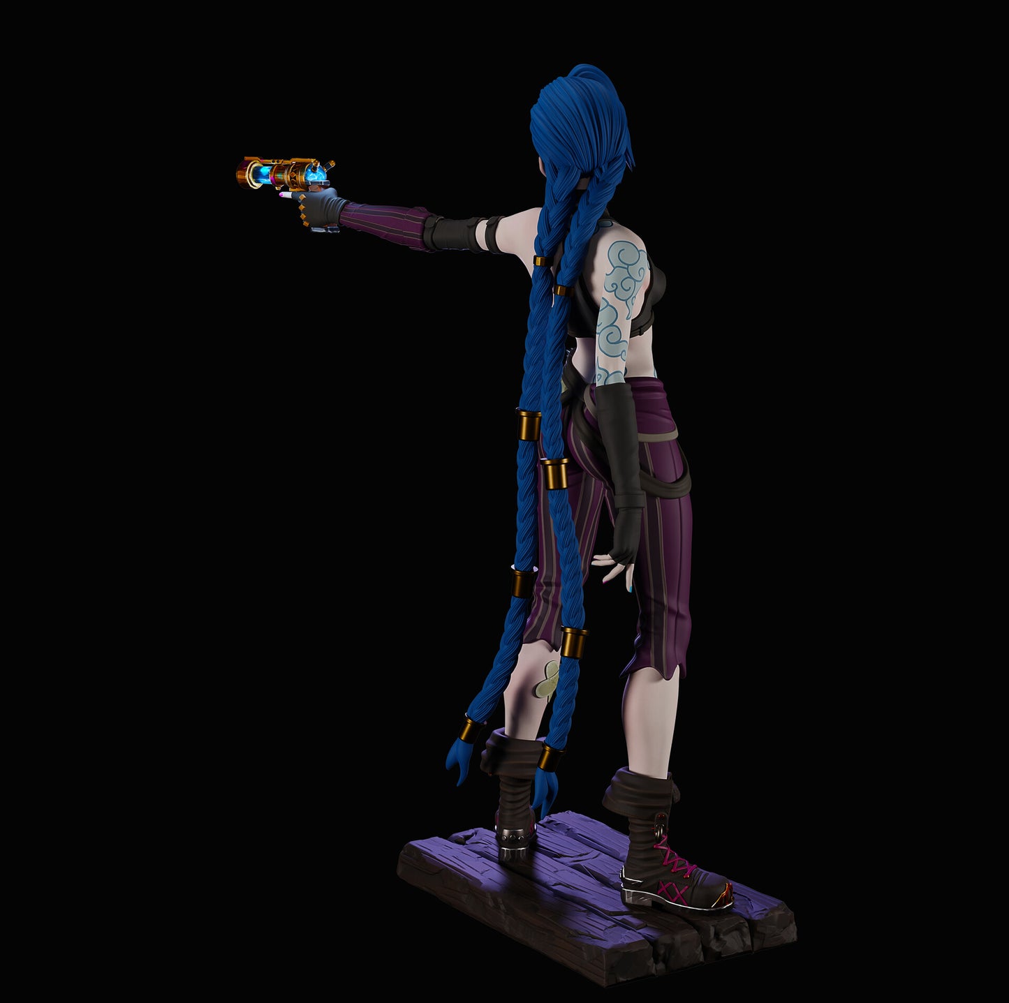 1730 Jinx/Arcane - League of Legends - STL 3D Print Files