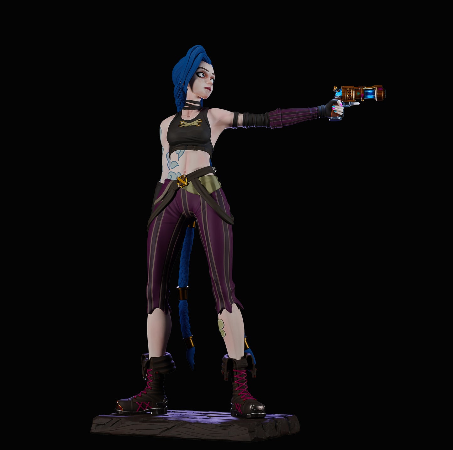 1730 Jinx/Arcane - League of Legends - STL 3D Print Files