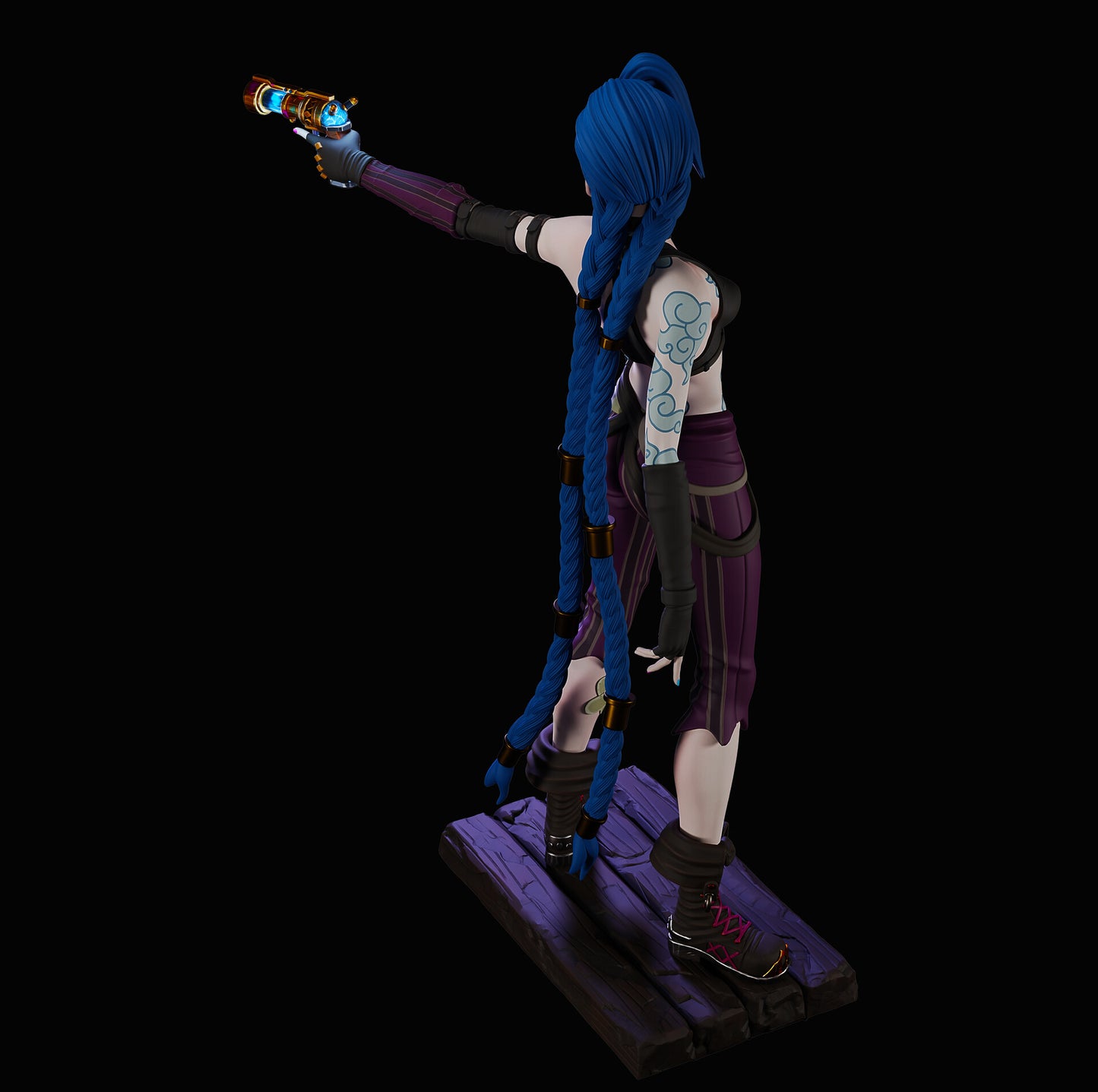 1730 Jinx/Arcane - League of Legends - STL 3D Print Files