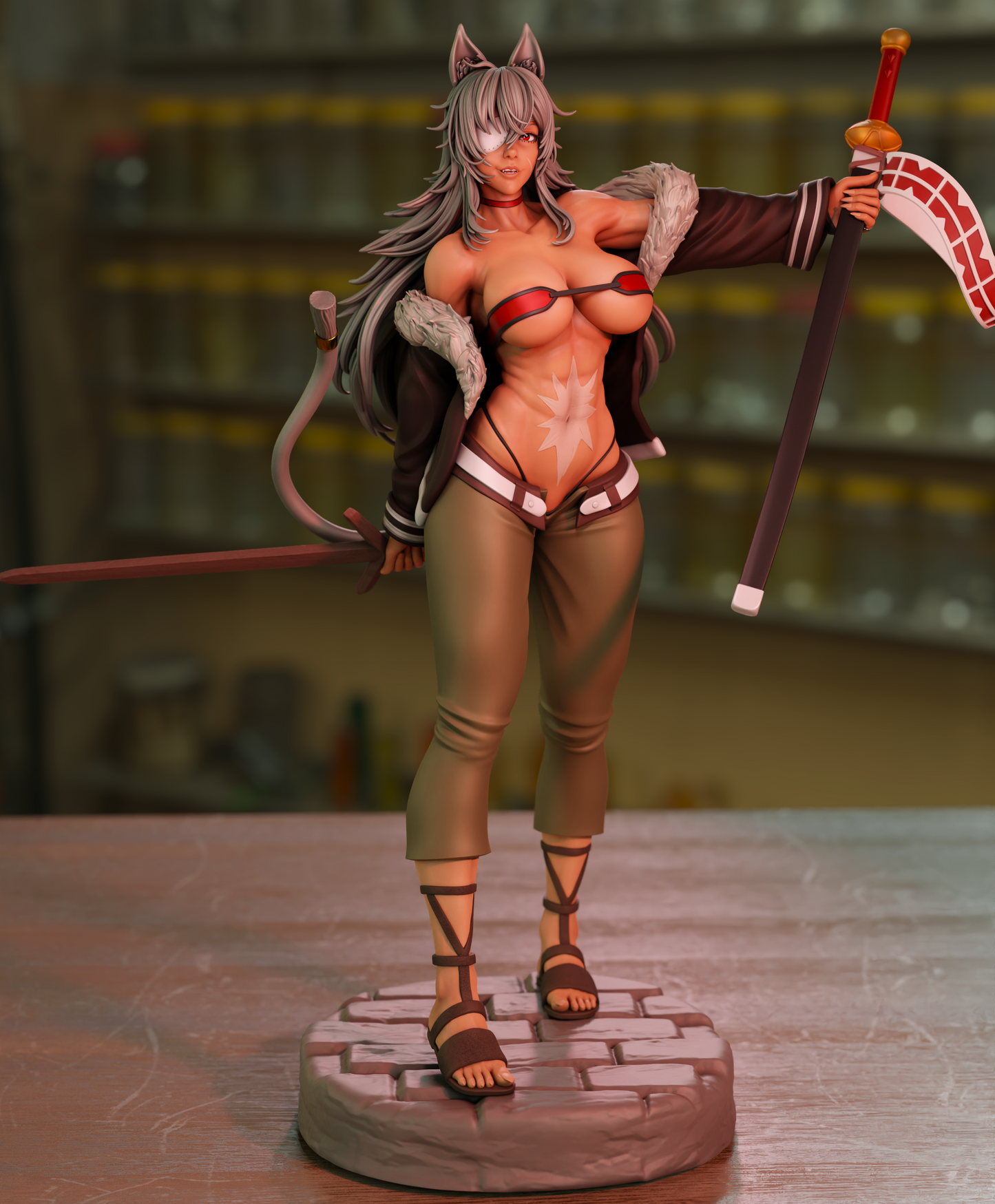 2777 Ghislaine Dedoldia NSFW - Mushoku Tensei - STL 3D Print Files