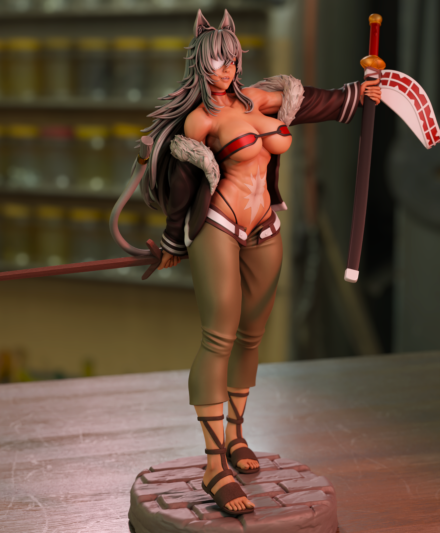 2777 Ghislaine Dedoldia NSFW - Mushoku Tensei - STL 3D Print Files