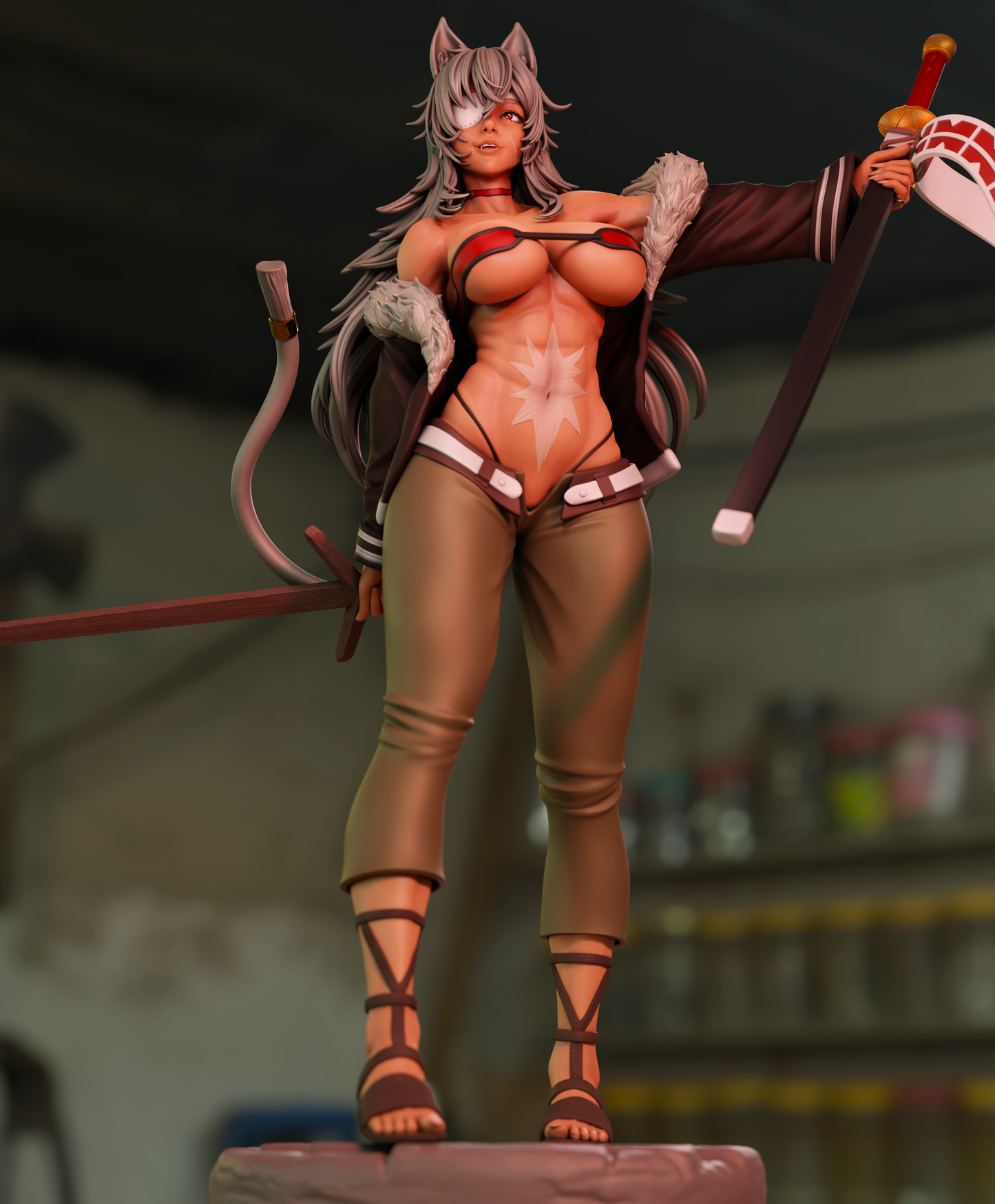 2777 Ghislaine Dedoldia NSFW - Mushoku Tensei - STL 3D Print Files