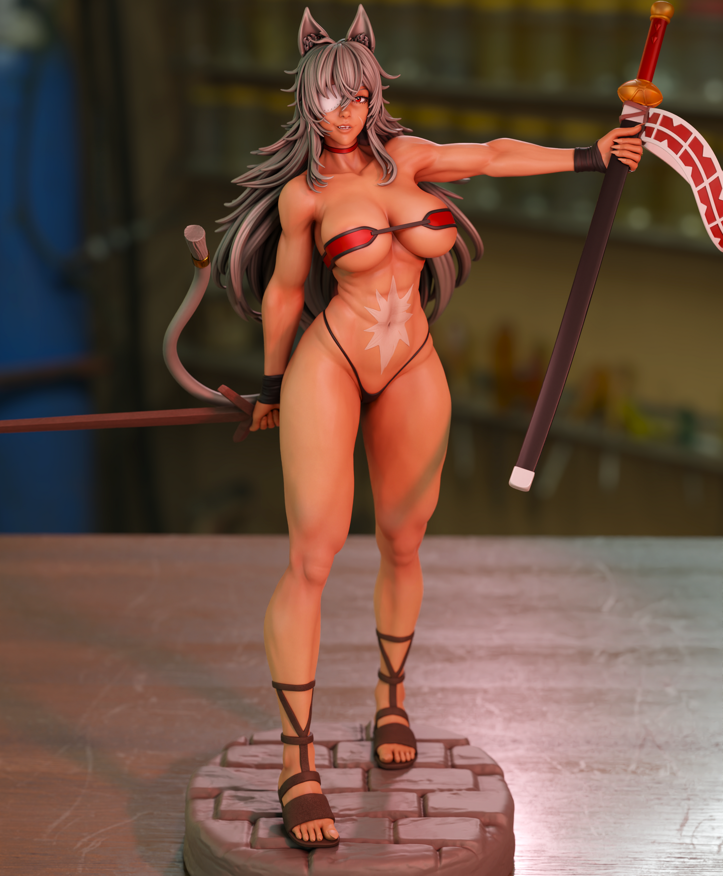 2777 Ghislaine Dedoldia NSFW - Mushoku Tensei - STL 3D Print Files