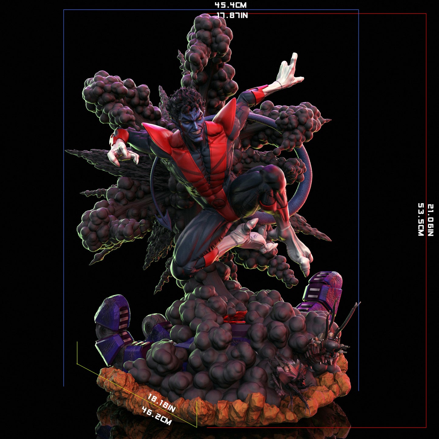 Nightcrawler - X-Men - STL 3D Print Files