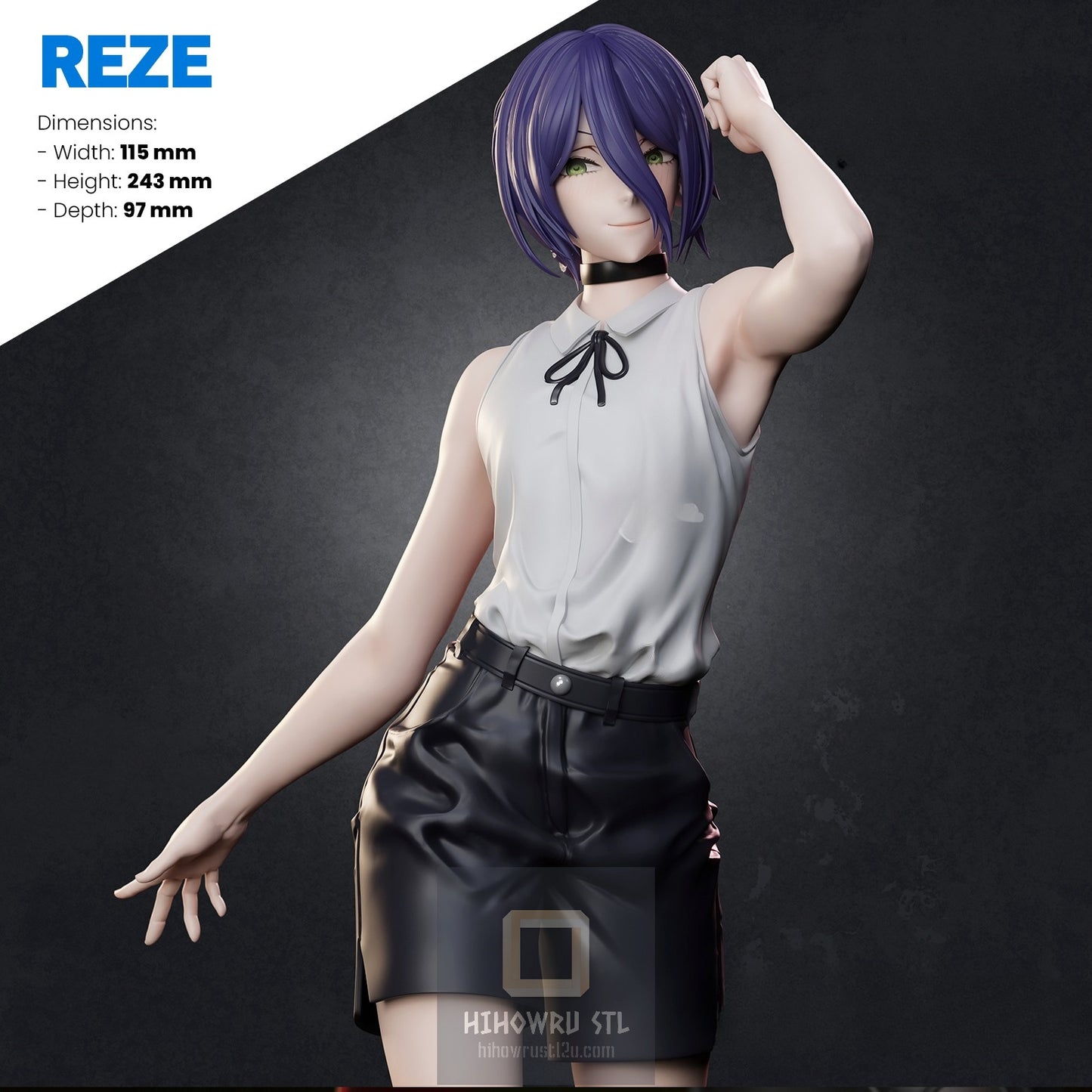 4607 Reze - Chainsaw Man - STL 3D Print Files