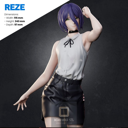 4607 Reze - Chainsaw Man - STL 3D Print Files