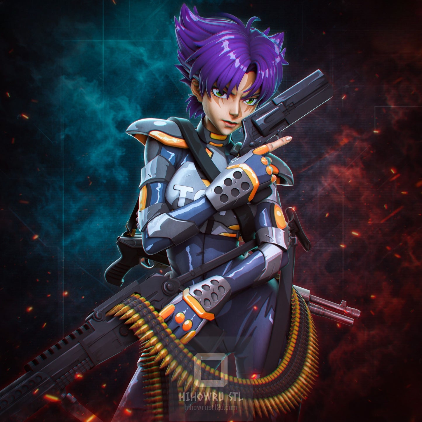 4891 Konoko - Oni - STL 3D Print Files